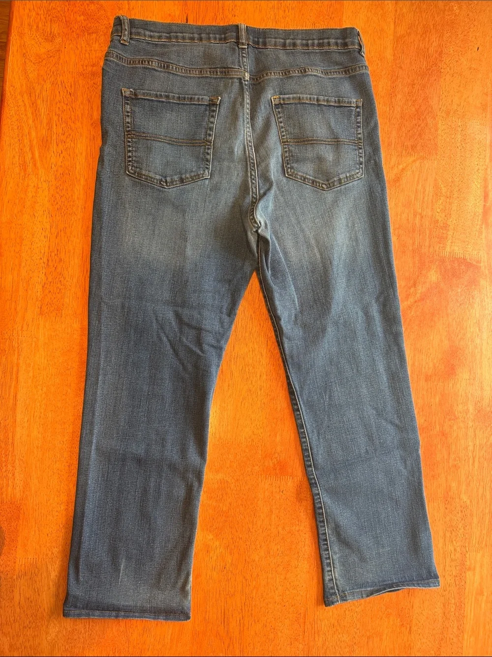 The Children's Place Boys' Dark Blue Straight-Leg Stretch Jeans 20 Husky